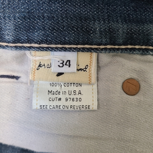 7 For All Mankind Women's Blue Denim Jeans - Size 34 (18) - Picture 5 of 7